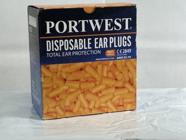 Portwest EP21 PU-skum öronproppar, refil 500 par