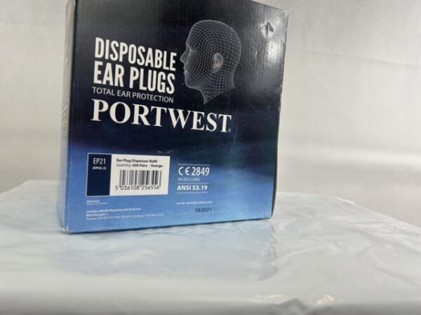 Portwest EP21 PU-skum öronproppar, refil 500 par - Bild 2